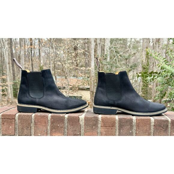 De Wolf Black Suede Chelsea Boots Men’s Size 11.5 / Worn Twice main image 13